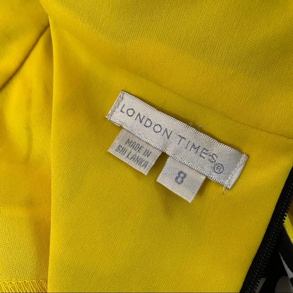 Black and white dinner dress - Picture 4 of 4